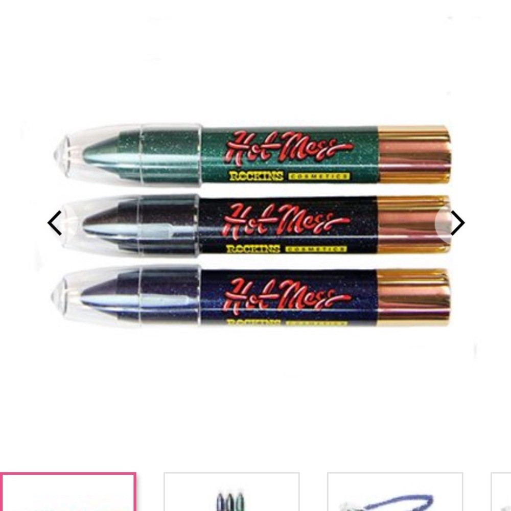 ROCKINS
Hot Mess Threesome Glitter Gel Eyeshadow pens